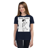 "Disaster Practice" Indie on Crutches, Youth Short Sleeve T-Shirt
